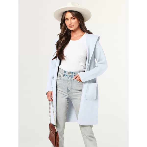 imageANRABESS Cardigan for Women Open Front Oversized Hoodie Sweater Coat Casual Pockets Knit Coatigan Jacket 2023 TrendyLight Blue