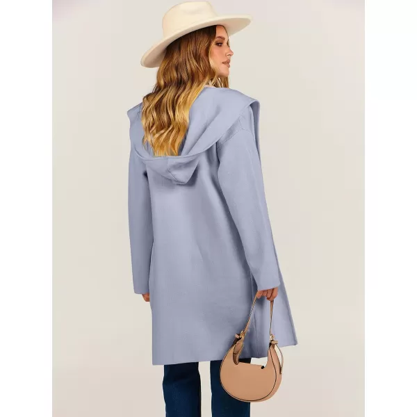 imageANRABESS Cardigan for Women Open Front Oversized Hoodie Sweater Coat Casual Pockets Knit Coatigan Jacket 2023 TrendyLight Purple
