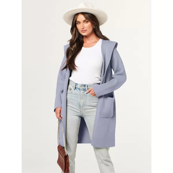imageANRABESS Cardigan for Women Open Front Oversized Hoodie Sweater Coat Casual Pockets Knit Coatigan Jacket 2023 TrendyLight Purple