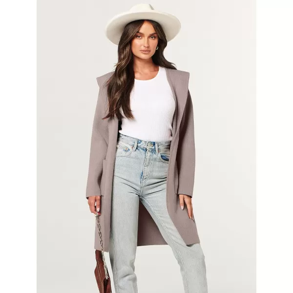 imageANRABESS Cardigan for Women Open Front Oversized Hoodie Sweater Coat Casual Pockets Knit Coatigan Jacket 2023 TrendyRed Khaki