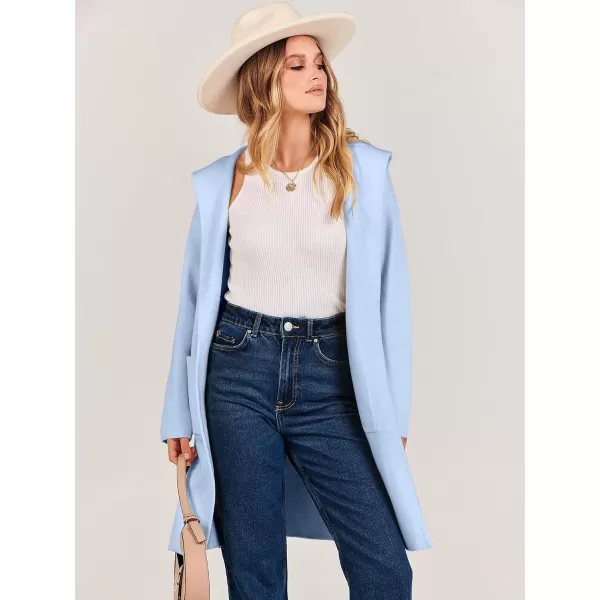 imageANRABESS Cardigan for Women Open Front Oversized Hoodie Sweater Coat Casual Pockets Knit Coatigan Jacket 2023 TrendySky