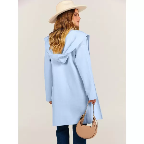 imageANRABESS Cardigan for Women Open Front Oversized Hoodie Sweater Coat Casual Pockets Knit Coatigan Jacket 2023 TrendySky