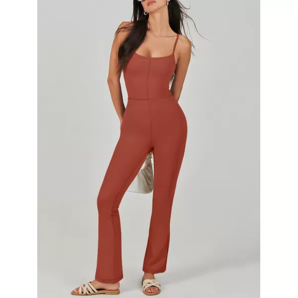 imageANRABESS Flare Jumpsuits for Women One Piece Sleeveless Square Neck Full Body Bodycon Yoga Workout Casual Unitard Rompers BodysuitANRABESS Flare Jumpsuits for Women One Piece Sleeveless Square Neck Full Body Bodycon Yoga Workout Casual Unitard Rompers Bodysuit
