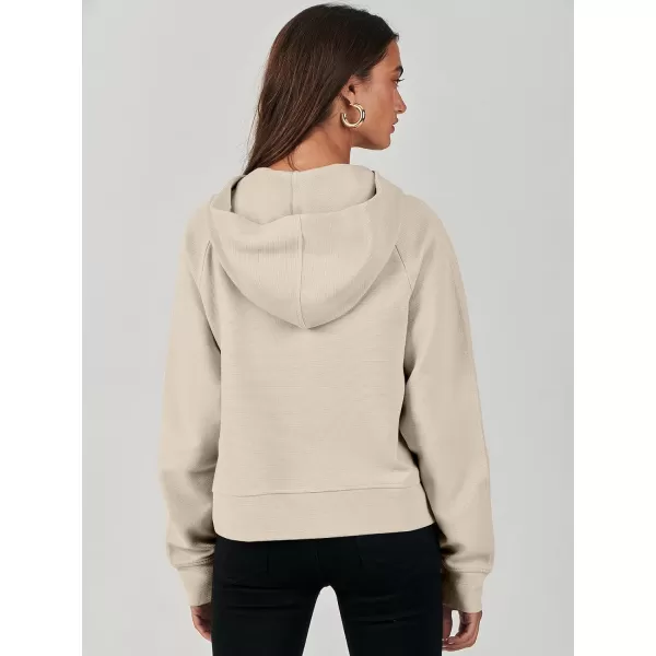 imageANRABESS Half Zip Sweatshirts Cropped Hoodies Fleece Womens Quarter Zip Up Pullover Sweaters Fall Outfits 2023 Winter ClothesBeige