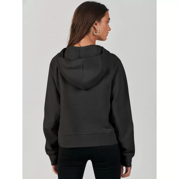 imageANRABESS Half Zip Sweatshirts Cropped Hoodies Fleece Womens Quarter Zip Up Pullover Sweaters Fall Outfits 2023 Winter ClothesBlack