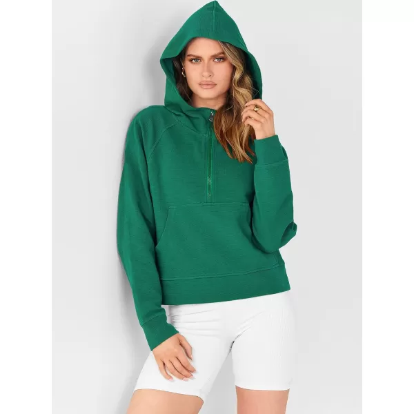 imageANRABESS Half Zip Sweatshirts Cropped Hoodies Fleece Womens Quarter Zip Up Pullover Sweaters Fall Outfits 2023 Winter ClothesGrass
