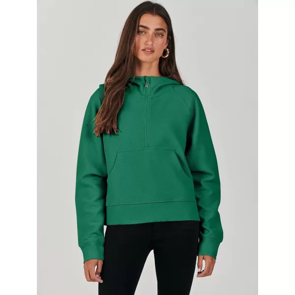 imageANRABESS Half Zip Sweatshirts Cropped Hoodies Fleece Womens Quarter Zip Up Pullover Sweaters Fall Outfits 2023 Winter ClothesGrass