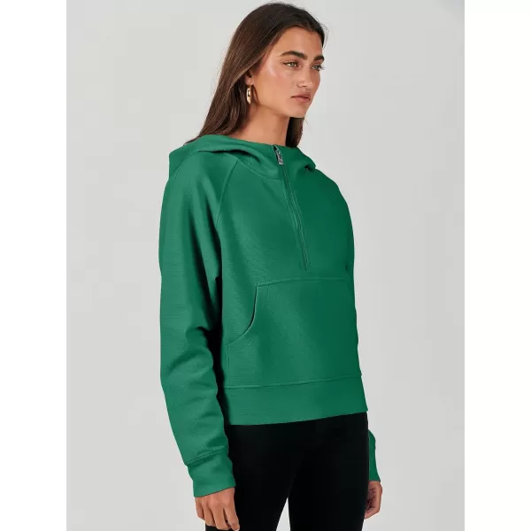 imageANRABESS Half Zip Sweatshirts Cropped Hoodies Fleece Womens Quarter Zip Up Pullover Sweaters Fall Outfits 2023 Winter ClothesGrass