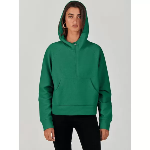 imageANRABESS Half Zip Sweatshirts Cropped Hoodies Fleece Womens Quarter Zip Up Pullover Sweaters Fall Outfits 2023 Winter ClothesGrass