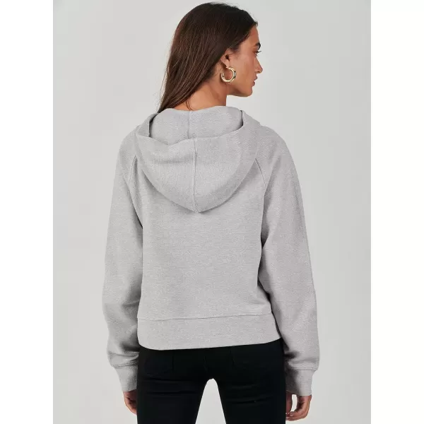 imageANRABESS Half Zip Sweatshirts Cropped Hoodies Fleece Womens Quarter Zip Up Pullover Sweaters Fall Outfits 2023 Winter ClothesLight Grey