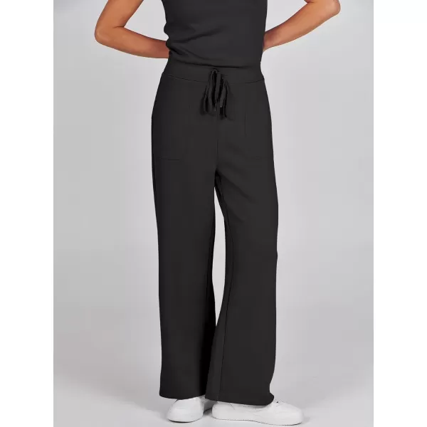 imageANRABESS Jumpsuits for Women 2024 Casual Summer Dressy Romper Sleeveless Wide Leg Long Pants Outfits JumperBlack
