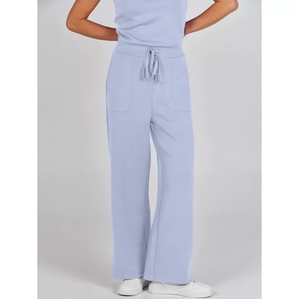 imageANRABESS Jumpsuits for Women 2024 Casual Summer Dressy Romper Sleeveless Wide Leg Long Pants Outfits JumperSky Blue