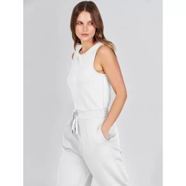 imageANRABESS Jumpsuits for Women 2024 Casual Summer Dressy Romper Sleeveless Wide Leg Long Pants Outfits JumperWhite