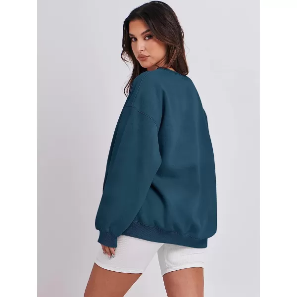 imageANRABESS Oversized Sweatshirt for Women Fleece Long Sleeve Crewneck Casual Pullover Top Fall 2023 Trendy ClothesDeep Blue