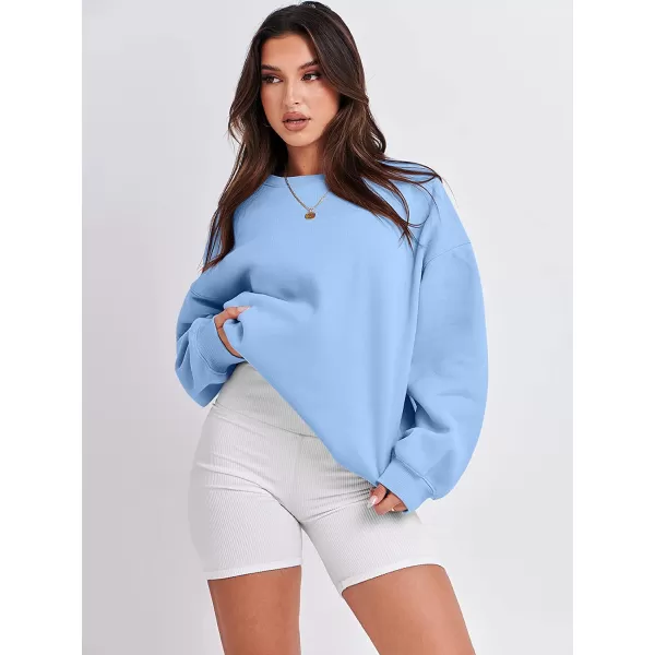 imageANRABESS Oversized Sweatshirt for Women Fleece Long Sleeve Crewneck Casual Pullover Top Fall 2023 Trendy ClothesSky