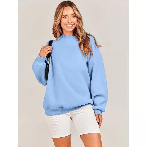 imageANRABESS Oversized Sweatshirt for Women Fleece Long Sleeve Crewneck Casual Pullover Top Fall 2023 Trendy ClothesSky