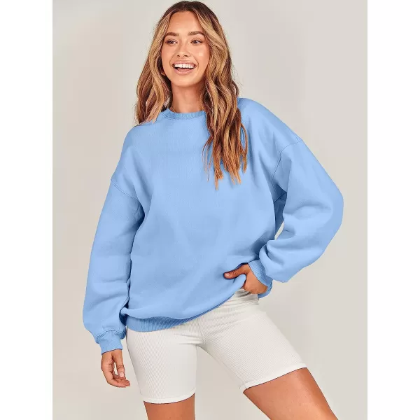 imageANRABESS Oversized Sweatshirt for Women Fleece Long Sleeve Crewneck Casual Pullover Top Fall 2023 Trendy ClothesSky