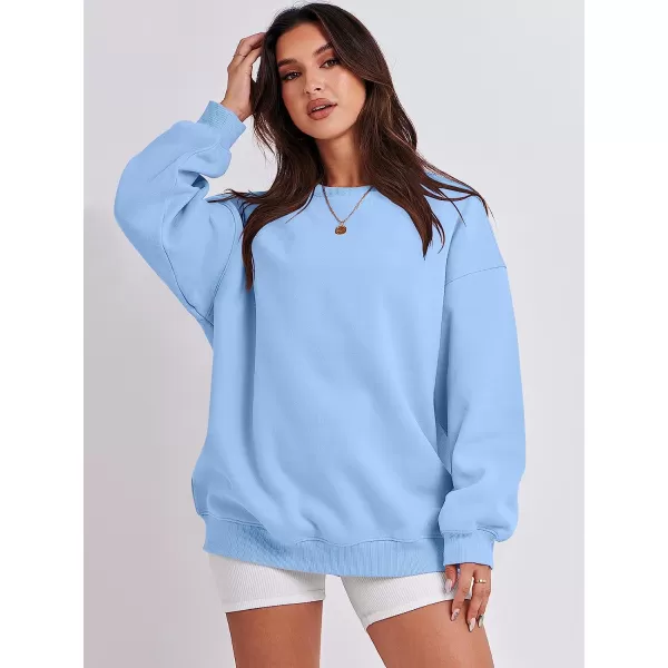 imageANRABESS Oversized Sweatshirt for Women Fleece Long Sleeve Crewneck Casual Pullover Top Fall 2023 Trendy ClothesSky
