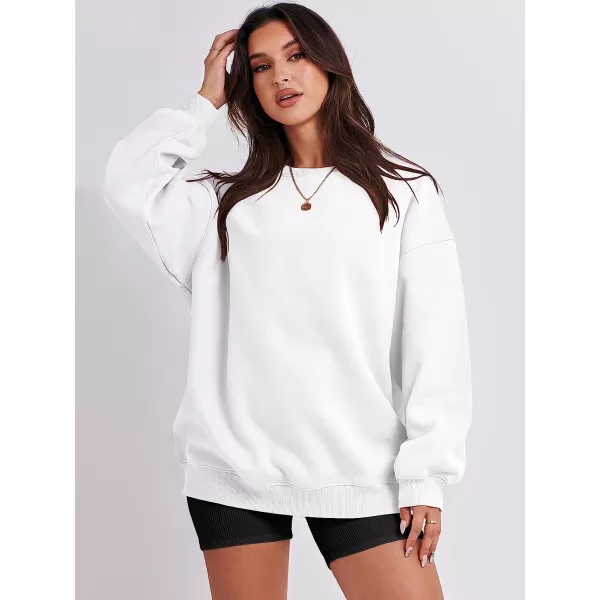 imageANRABESS Oversized Sweatshirt for Women Fleece Long Sleeve Crewneck Casual Pullover Top Fall 2023 Trendy ClothesWhite