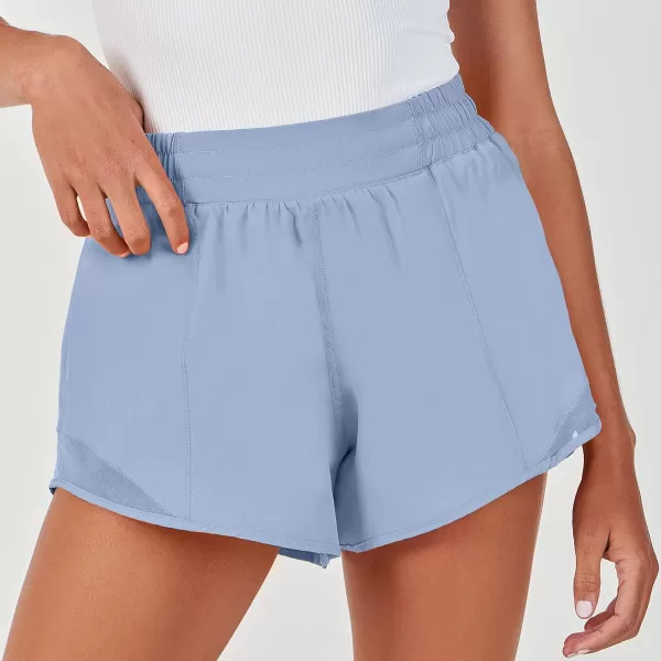 imageANRABESS Running Shorts for Women Quick Dry Athletic Sports Shorts Lightweight Active Workout Gym Shorts with Zip PocketBaby Blue