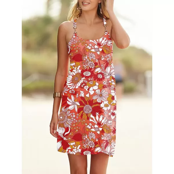imageANRABESS Summer Dress for Women Beach Cover Up Sleeveless Strap Tank Mini Sundress Resort SwimwearFloral 03