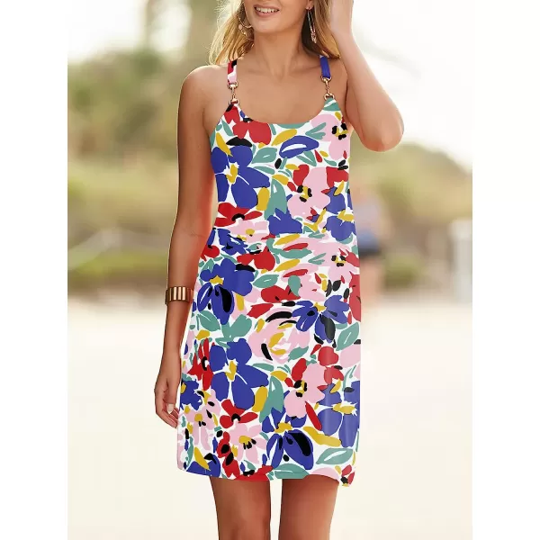 imageANRABESS Summer Dress for Women Beach Cover Up Sleeveless Strap Tank Mini Sundress Resort SwimwearPrint 02