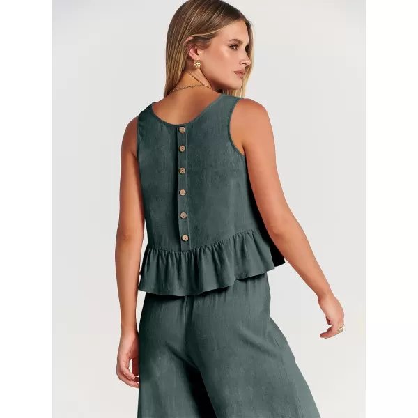 imageANRABESS Two Piece Outfits for Women Cruise Resort Wear 2024 Summer Set Vacation Sleeveless Linen Crop Tank Top Casual Matching Lounge Sets Tracksuits Long Pants Jumpsuits Clothes 817shenhuiLANRABESS Two Piece Outfits for Women Cruise Resort Wear 2024 Summer Set Vacation Sleeveless Linen Crop Tank Top Casual Matching Lounge Sets Tracksuits Long Pants Jumpsuits Clothes 817shenhuiL