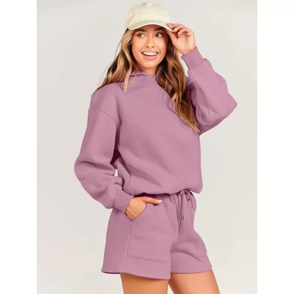 imageANRABESS Women 2 Piece Outfits Hoodie Short Set Oversized Sweatshirt Shorts Sweatsuit Y2K ClothesANRABESS Women 2 Piece Outfits Hoodie Short Set Oversized Sweatshirt Shorts Sweatsuit Y2K Clothes