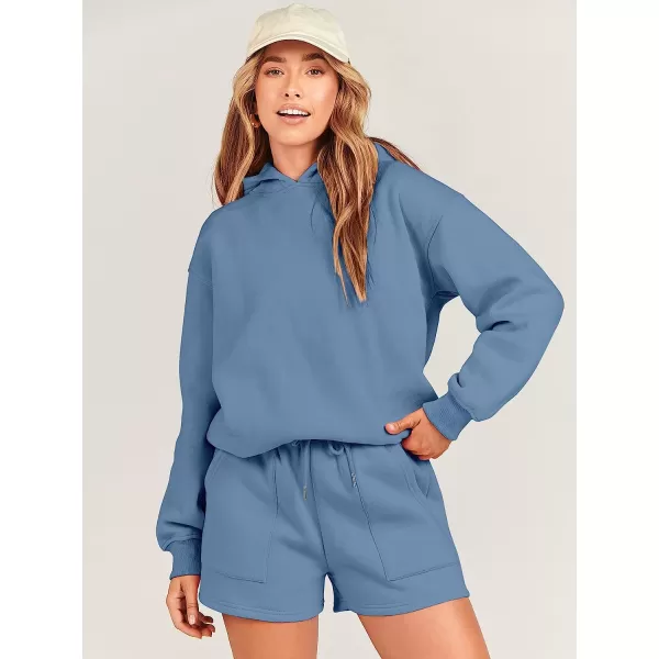 imageANRABESS Women 2 Piece Outfits Hoodie Short Set Oversized Sweatshirt Shorts Sweatsuit Y2K ClothesDeep Blue