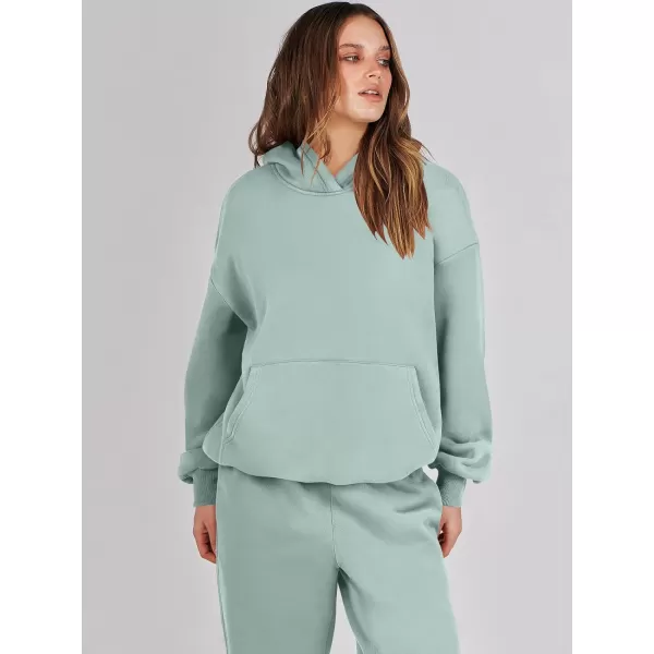 imageANRABESS Women 2 Piece Outfits Hoodie Sweatshirt Tracksuit amp Oversized Jogger Sweatpants Y2K Sweatsuit SetLake
