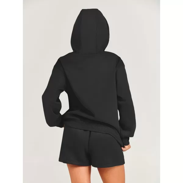 imageANRABESS Women 2 Piece Outfits Short Sweatsuit Drawstring Oversized Hoodie Sweatshirt Tracksuit Lounge Wear Matching SetANRABESS Women 2 Piece Outfits Short Sweatsuit Drawstring Oversized Hoodie Sweatshirt Tracksuit Lounge Wear Matching Set
