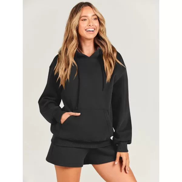 imageANRABESS Women 2 Piece Outfits Short Sweatsuit Drawstring Oversized Hoodie Sweatshirt Tracksuit Lounge Wear Matching SetANRABESS Women 2 Piece Outfits Short Sweatsuit Drawstring Oversized Hoodie Sweatshirt Tracksuit Lounge Wear Matching Set