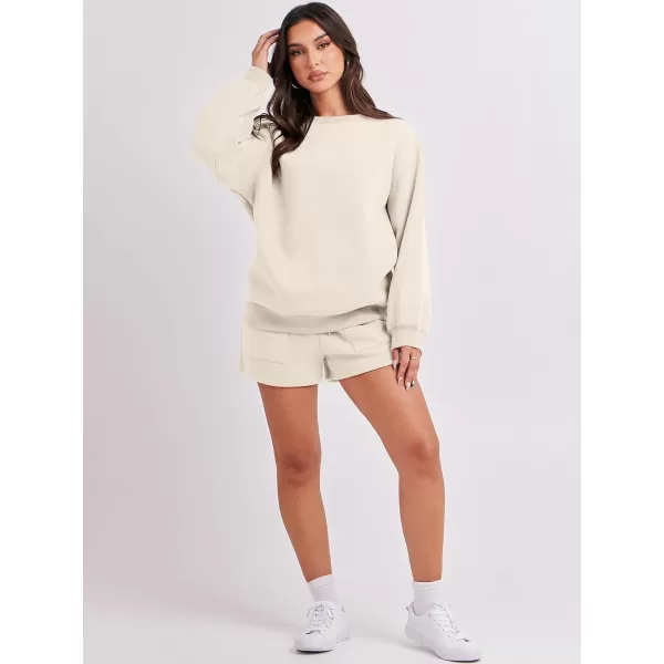 imageANRABESS Women 2 Piece Outfits Sweatsuit Oversized Sweatshirt amp Lounge Shorts 2023 Casual Cozy Pajamas Tracksuit SetANRABESS Women 2 Piece Outfits Sweatsuit Oversized Sweatshirt amp Lounge Shorts 2023 Casual Cozy Pajamas Tracksuit Set