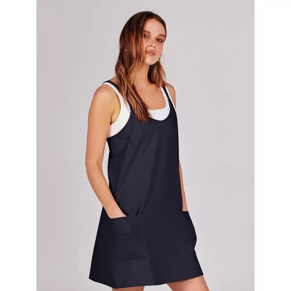 imageANRABESS Women 2023 Summer Sleeveless Mini Dress Casual Short Sundress Workout Tennis Athletic OnesieNavy Blue