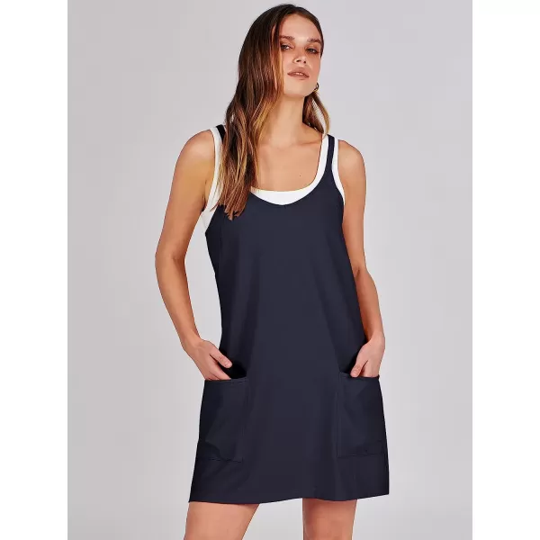 imageANRABESS Women 2023 Summer Sleeveless Mini Dress Casual Short Sundress Workout Tennis Athletic OnesieNavy Blue