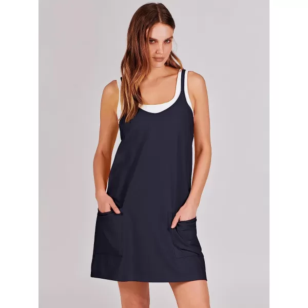 imageANRABESS Women 2023 Summer Sleeveless Mini Dress Casual Short Sundress Workout Tennis Athletic OnesieNavy Blue
