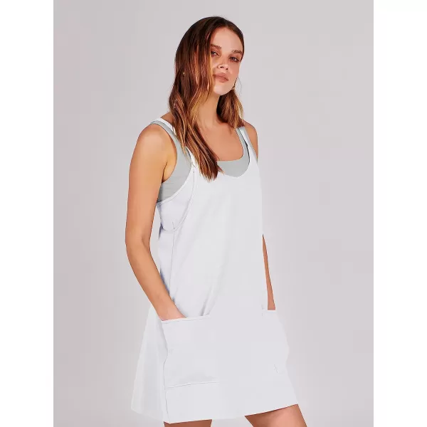 imageANRABESS Women 2023 Summer Sleeveless Mini Dress Casual Short Sundress Workout Tennis Athletic OnesieWhite