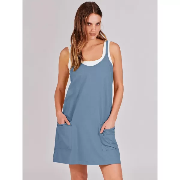 imageANRABESS Women 2024 Summer Sleeveless Mini Dress Casual Short Sundress Workout Tennis Athletic Onesie with Built in ShortsBlue