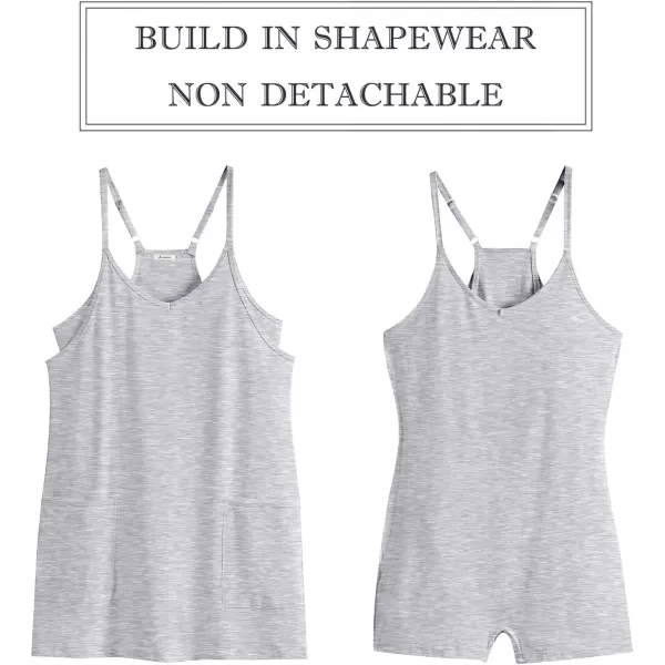 imageANRABESS Women 2024 Summer Sleeveless Mini Dress Casual Short Sundress Workout Tennis Athletic Onesie with Built in ShortsHeather Gray