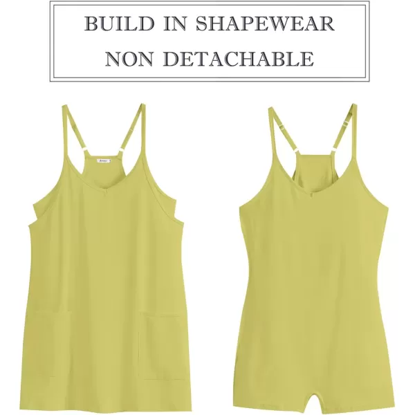 imageANRABESS Women 2024 Summer Sleeveless Mini Dress Casual Short Sundress Workout Tennis Athletic Onesie with Built in ShortsLight Green