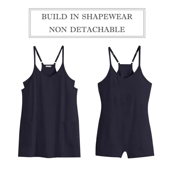 imageANRABESS Women 2024 Summer Sleeveless Mini Dress Casual Short Sundress Workout Tennis Athletic Onesie with Built in ShortsNavy Blue