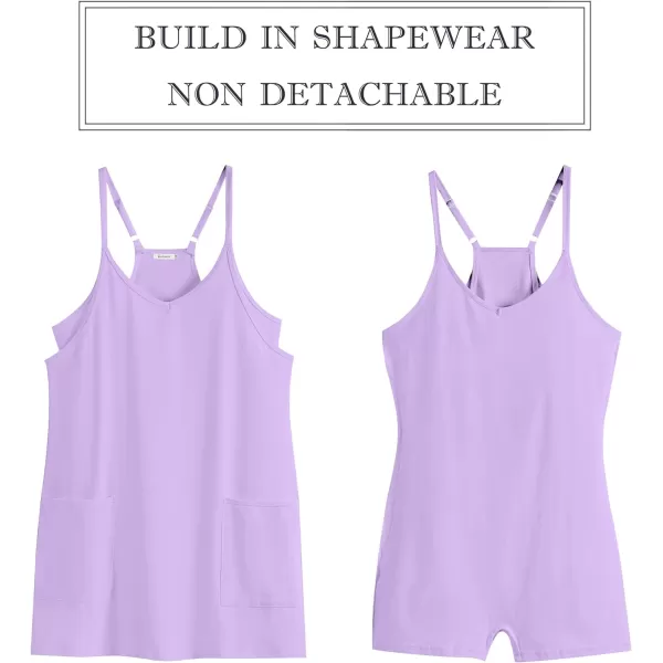 imageANRABESS Women 2024 Summer Sleeveless Mini Dress Casual Short Sundress Workout Tennis Athletic Onesie with Built in ShortsPurple