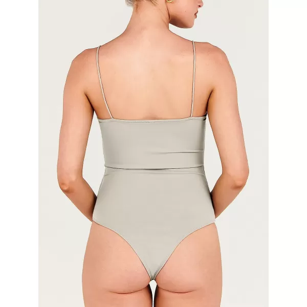 imageANRABESS Women Bodysuit Spaghetti Strap Sleeveless Sexy Scoop Neck Backless Going To Top JumpsuitGrey