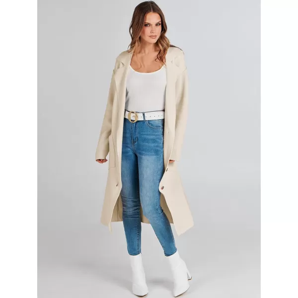 imageANRABESS Women Cardigans 2023 Trendy Sweater Coat Oversized Long Sleeve Button Down Lapel Open Front Jacket OutwearKhaki