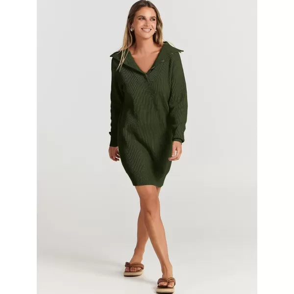 imageANRABESS Women Casual Lapel Collar Button V Neck Long Sleeve Ribbed Loose Fit Knit Pullover 2023 Fall Mini Sweater DressANRABESS Women Casual Lapel Collar Button V Neck Long Sleeve Ribbed Loose Fit Knit Pullover 2023 Fall Mini Sweater Dress