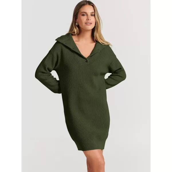 imageANRABESS Women Casual Lapel Collar Button V Neck Long Sleeve Ribbed Loose Fit Knit Pullover 2023 Fall Mini Sweater DressANRABESS Women Casual Lapel Collar Button V Neck Long Sleeve Ribbed Loose Fit Knit Pullover 2023 Fall Mini Sweater Dress