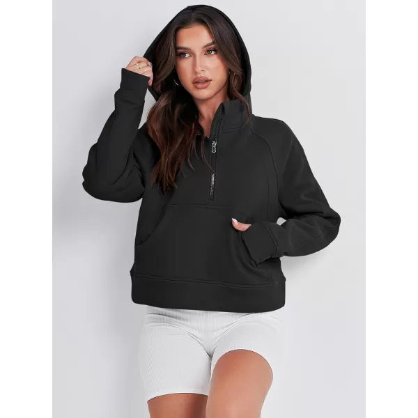 imageANRABESS Women Half Zip Cropped Hoodies Fleece Quarter Zip Up Pullover Sweatshirts Winter Clothes 2023 Outfits SweaterANRABESS Women Half Zip Cropped Hoodies Fleece Quarter Zip Up Pullover Sweatshirts Winter Clothes 2023 Outfits Sweater