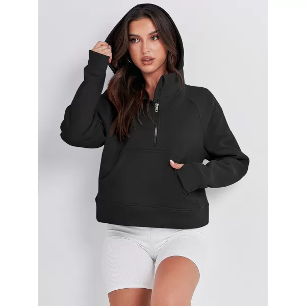 imageANRABESS Women Half Zip Cropped Hoodies Fleece Quarter Zip Up Pullover Sweatshirts Winter Clothes 2023 Outfits SweaterANRABESS Women Half Zip Cropped Hoodies Fleece Quarter Zip Up Pullover Sweatshirts Winter Clothes 2023 Outfits Sweater