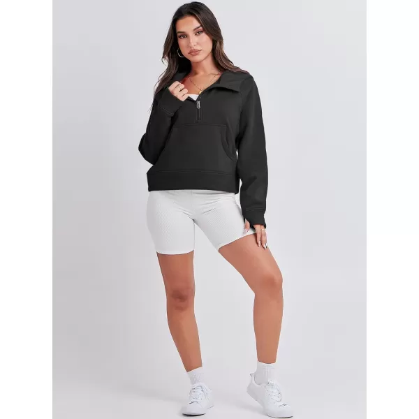 imageANRABESS Women Half Zip Cropped Hoodies Fleece Quarter Zip Up Pullover Sweatshirts Winter Clothes 2023 Outfits SweaterANRABESS Women Half Zip Cropped Hoodies Fleece Quarter Zip Up Pullover Sweatshirts Winter Clothes 2023 Outfits Sweater