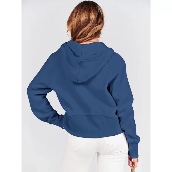imageANRABESS Women Hoodies Fleece Lined Full Zipper Sweatshirts Long Sleeve Crop Tops Clothes Sweater Thumb HoleDark Blue